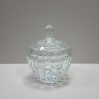 Цукорниця з кришкою скляна Diamond Olens 102-014