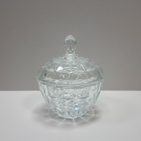 Цукорниця з кришкою скляна Diamond Olens 102-014