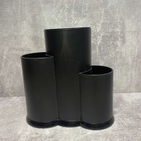 Підставка-органайзер для ножів і столових приборів пластикова Lova Plastik LV-293/10137 чорна