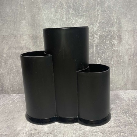 Підставка-органайзер для ножів і столових приборів пластикова Lova Plastik LV-293/10137 чорна