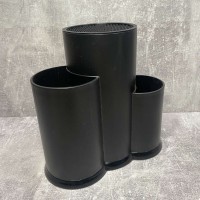 Підставка-органайзер для ножів і столових приборів пластикова Lova Plastik LV-293/10137 чорна