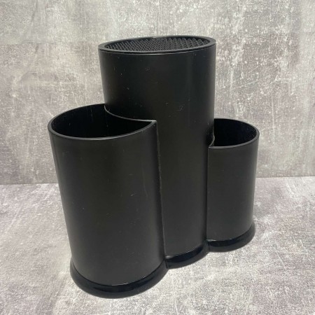 Підставка-органайзер для ножів і столових приборів пластикова Lova Plastik LV-293/10137 чорна