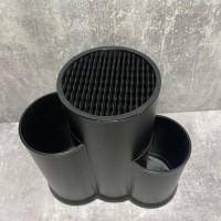 Підставка-органайзер для ножів і столових приборів пластикова Lova Plastik LV-293/10137 чорна