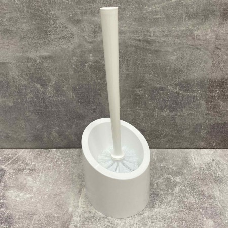 Йорж для унітазу з підставкою "Аква" білий Алеана 127024