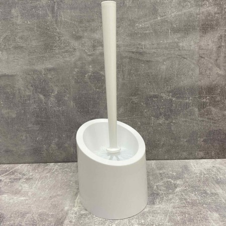 Йорж для унітазу з підставкою "Аква" білий Алеана 127024