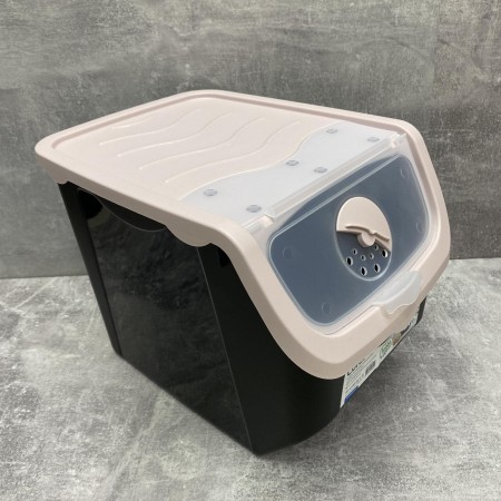 Контейнер для овочів пластиковий 12 л 23,5*32,5*23,5 см Hobby Life 02 1506 чорний з рожевим