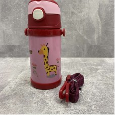 Термос-поилка детская с трубочкой "Жирафка" 280 мл Stenson MT-4570-0.28