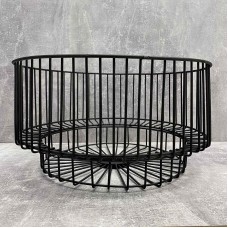 Корзина фруктівниця 35*17 см чорна 568741235/1010