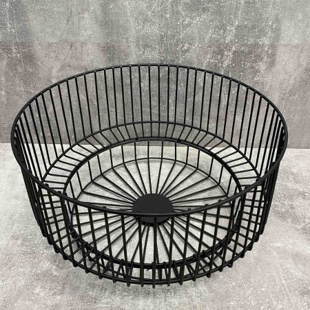 Корзина фруктівниця 35*17 см чорна 568741235/1010