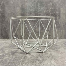 Корзина для фруктів "Ікс"  19*19*15  см біла 31052017/1009