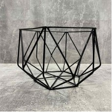 Корзина для фруктів "Ікс"  19*19*15  см чорна 31052017/1009