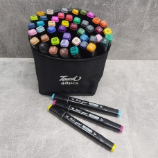 Набір двосторонніх скетч маркерів Touch Migo 48 шт