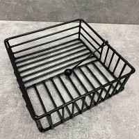 Серветниця квадратна 18*18*6,5 см чорна 12345951/1012