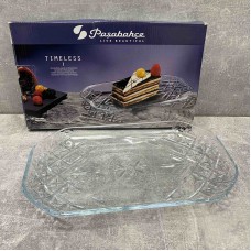 Блюдо скляне 30*27,8*3 см Pasabahce Timeless 54188