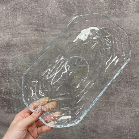 Блюдо скляне 30*27,8*3 см Pasabahce Timeless 54188