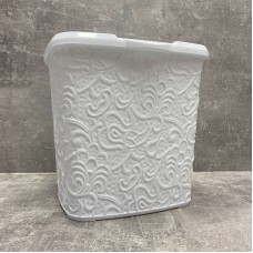 Контейнер для порошку 23*20*23 см Ажур 6 л Elif Plastik 383-2 білий