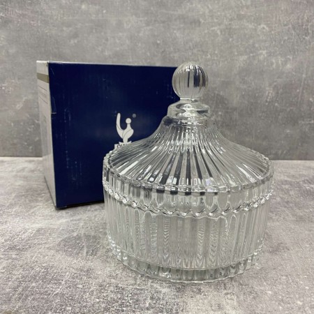 Цукорниця з кришкою "Прозорий купол"  400 мл Olens O102-65