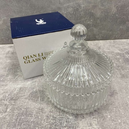 Цукорниця з кришкою "Прозорий купол"  400 мл Olens O102-65