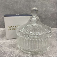 Цукорниця з кришкою "Прозорий купол"  400 мл Olens O102-65