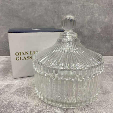 Цукорниця з кришкою "Прозорий купол"  400 мл Olens O102-65