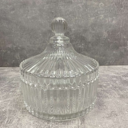 Цукорниця з кришкою "Прозорий купол"  400 мл Olens O102-65