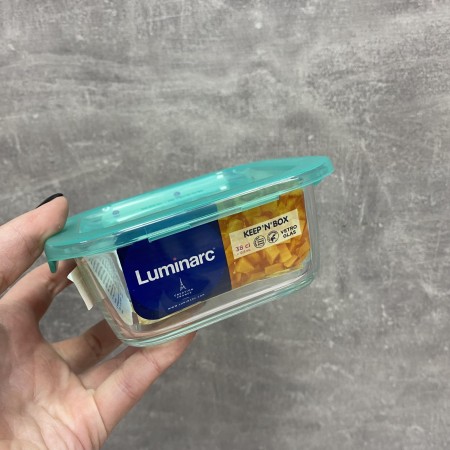 Ємкість квадратна для їжі 380 мл Luminarc Keep'n'Box Lagoon P5522 LUM