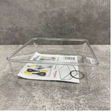 Універсальний органайзер для холодильника 15*15*5.5 см Mini прозорий  Emhouse EP-644