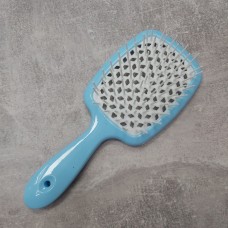 Розчіска пластикова для волосся в коробці Stenson 521-2 блакитна з білим
