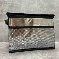 Термосумка Easy Gifts 36*25*29 см сріблясто-чорна Stenson R28798