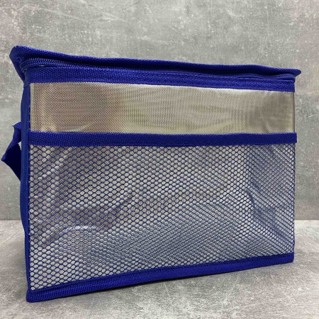 Термосумка Easy Gifts 36*25*29 см сріблясто-синя Stenson R28798