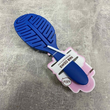 Розчіска пластикова для волосся Stenson синя  S-030/0158