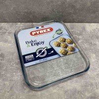 Деко для запікання скляне прямокутне 32*26*2 см Pyrex B&E 291B0000/7616