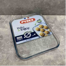 Деко для запікання скляне прямокутне 32*26*2 см Pyrex B&E 291B0000/7616