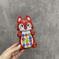 Музичний розвиваючий телефон "Лисенятко"  Limo Toy 7614 UA червоний