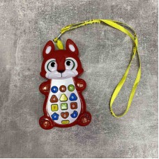 Музичний розвиваючий телефон "Лисенятко"  Limo Toy 7614 UA червоний