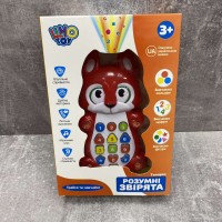 Музичний розвиваючий телефон "Лисенятко"  Limo Toy 7614 UA червоний