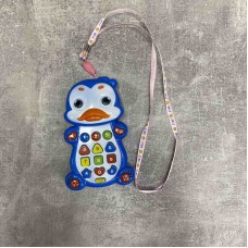 Музичний розвиваючий телефон "Пінгвінчик"  Limo Toy 7614 UA синій