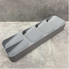 Органайзер для столових приборів 39,5*11*5,7 см A-Plus 513 CC сірий