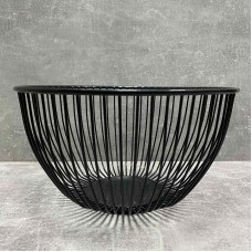 Корзина для фруктів "Вікторія" 25*25*14 см чорна 1018