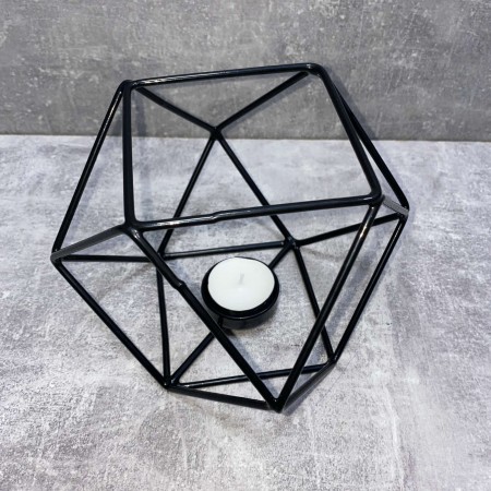 Підсвічник "Тетраедр" 13,5*13,5*13,5 см 1020