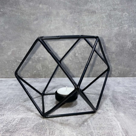 Підсвічник "Тетраедр" 13,5*13,5*13,5 см 1020