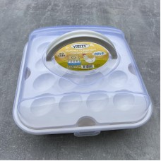 Контейнер для яєць пластиковий 32 шт Violet House White 0049