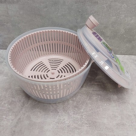 Сушка для зелені пластикова 5 л Ucsan Plastik M-123 рожева