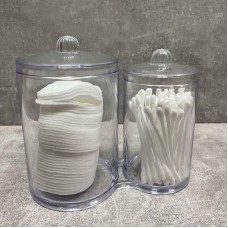 Настільний органайзер для ватних дисків і ватних паличок Akay Plastik Ak 730