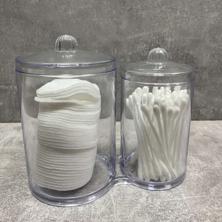 Настільний органайзер для ватних дисків і ватних паличок Akay Plastik Ak 730
