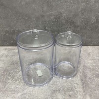 Настільний органайзер для ватних дисків і ватних паличок Akay Plastik Ak 730