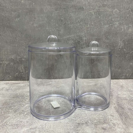 Настільний органайзер для ватних дисків і ватних паличок Akay Plastik Ak 730