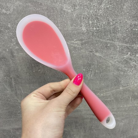 Силіконова ложка для мультиварки 22,5*7*2 см Stenson MH-3872 червона