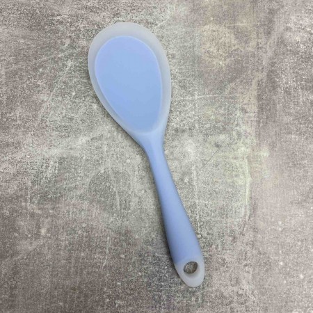 Силіконова ложка для мультиварки 22,5*7*2 см Stenson MH-3872 блакитна