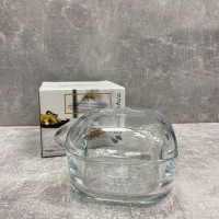 Ємність для зберігання зі скляною кришкою 395 мл Pasabahce Plus 96887